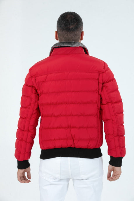 Men's Short Hooded Padded Windproof Classic Inflatable Coat 9098 Gfx9098