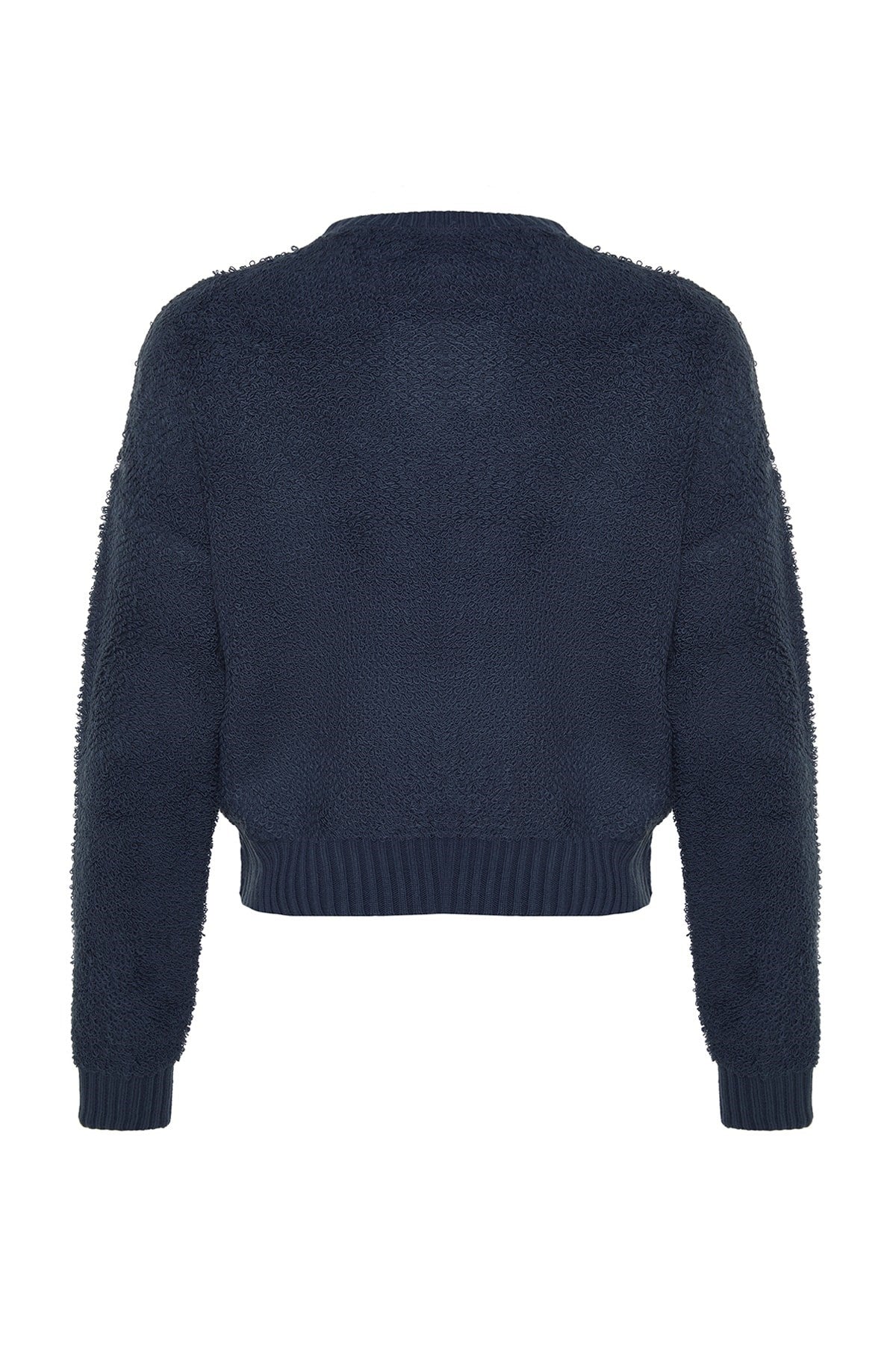 Indigo Soft Textured Knitwear Sweater Twoaw24kz00268