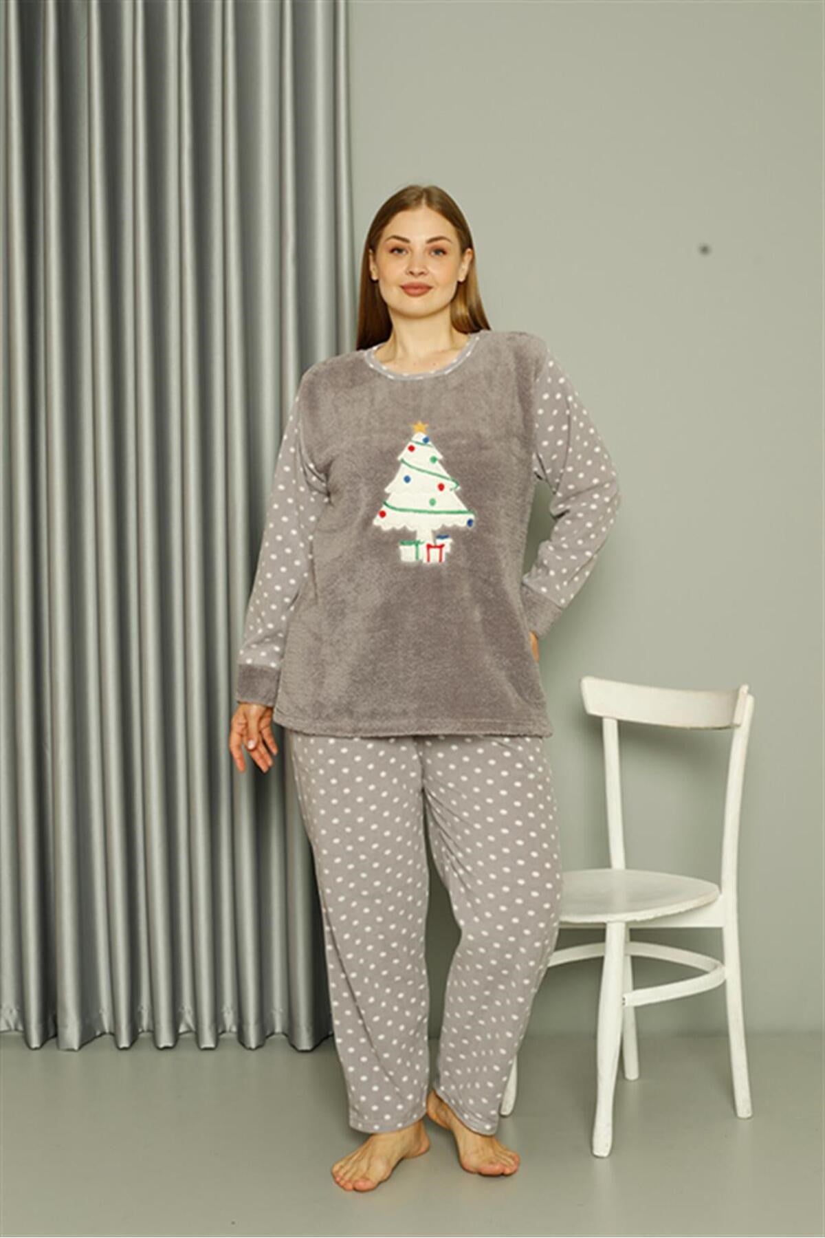 Welsoft Fleece Women's Plus Size Emerald Pajama Set 808048