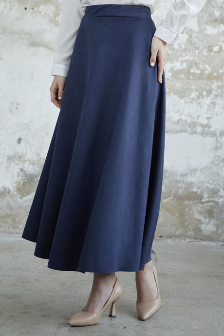 Elisha Suede Skirt - Stone Ms00ant823