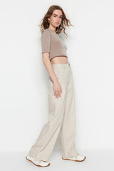 Stone Wide Leg/wide Leg Woven Pants Twoss23pl00142