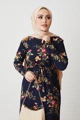 Floral Print Dress Byz100