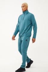 Men's Fog Half Zipper Pocket Tracksuit Bottom Top Sweatshirt Suit 1626 Tb23ml01w1626-1