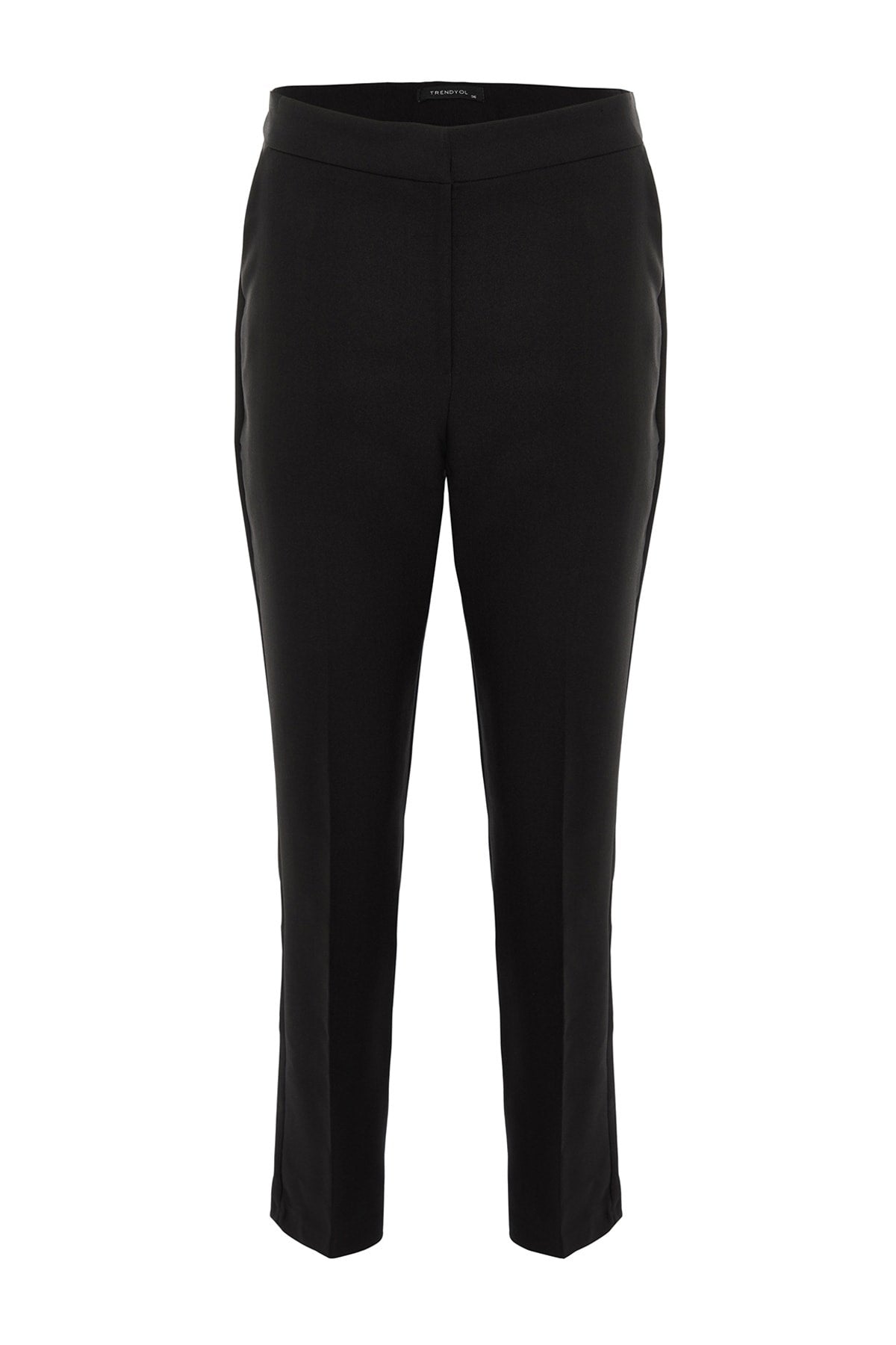 Black Tight Leg Woven Pants Tpraw23pl00000