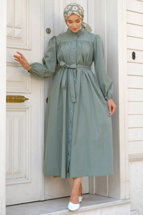 Robed Mevlana Dress Baby Blue Hm2223