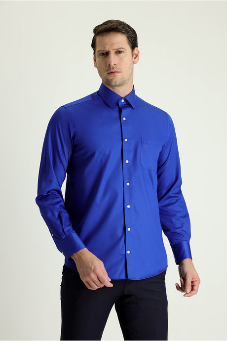 Long Sleeve Non Iron Classic Cotton Shirt 271358