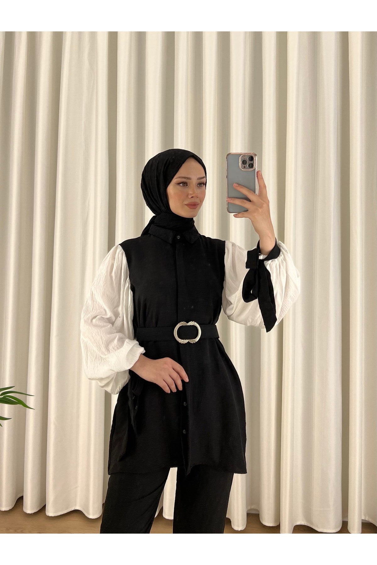 Belted Burkini Double Set Taba 792246-510y01007060