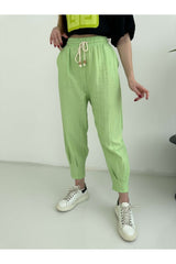 Stone Leg Pleated Pants 50455