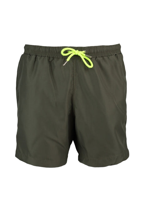 Green Men's Basic Standard Size Swimsuit Marine Shorts Tmnss20ds0023