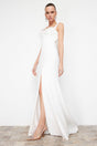 White Stone Woven Long Wedding/wedding Elegant Evening Dress Tprss24ae00183