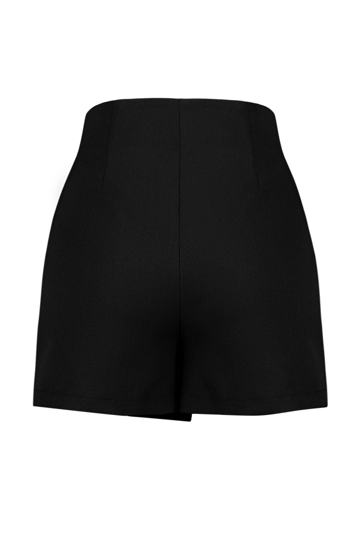 Mink Knot Detailed Woven Shorts Skirt Twoss24sr00005