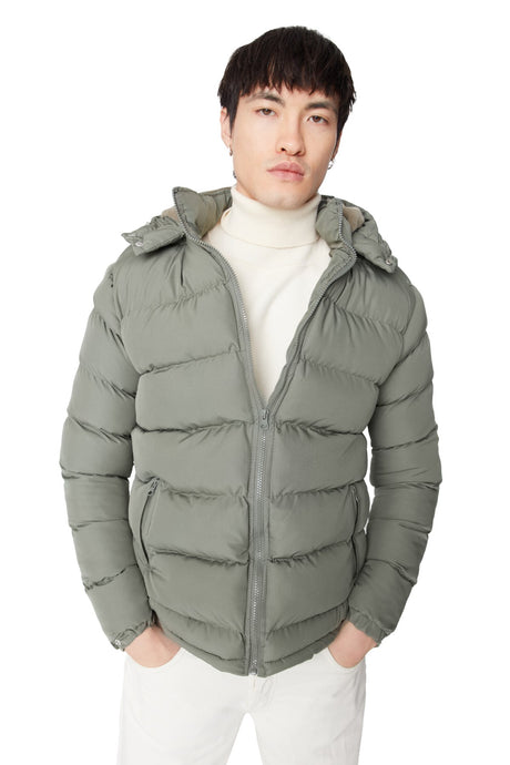 Stone Men's Regular Fit Windproof Coat Tmnaw22mo0132