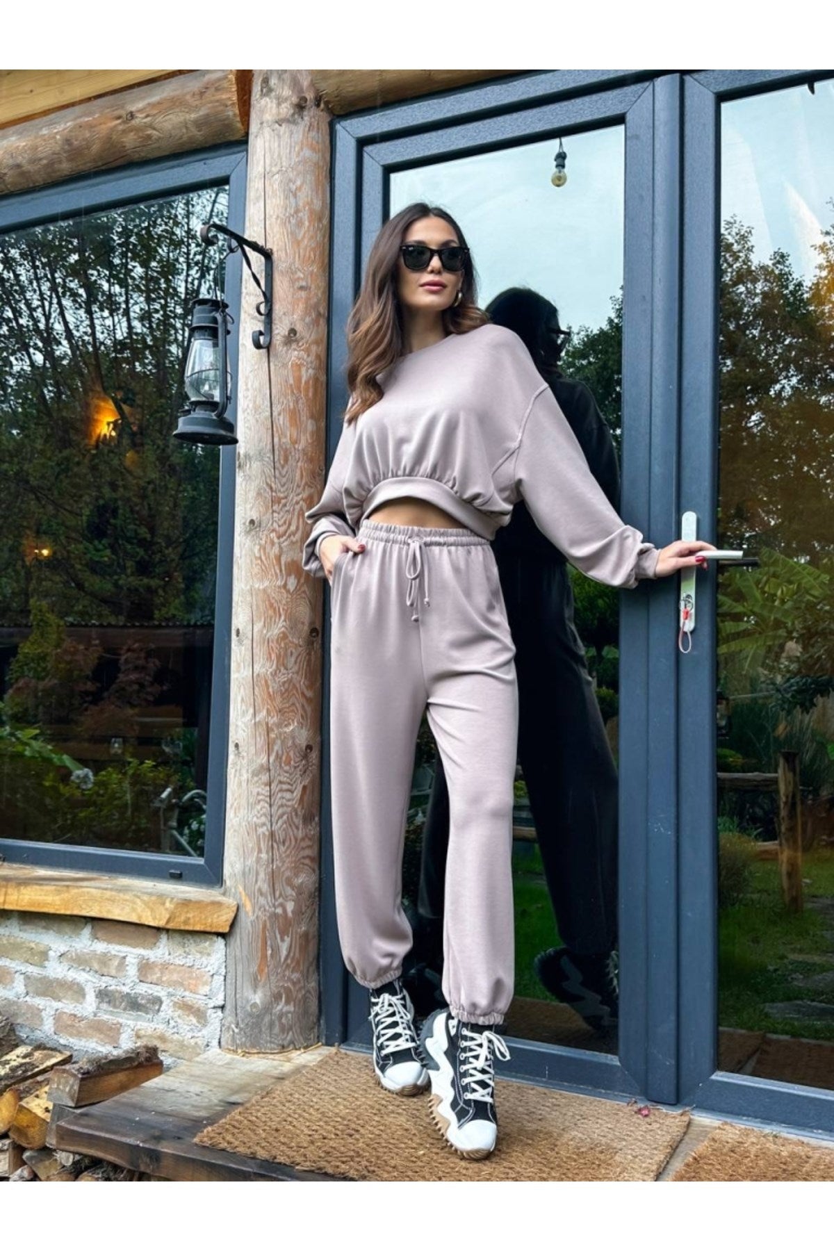 Mink Modal Sweat Pants Suit 50915