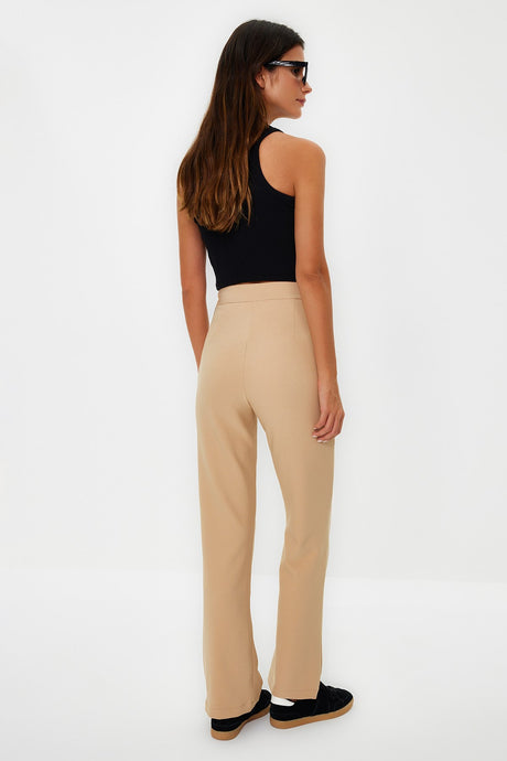 Khaki Straight/straight Cut Woven Pants Twoaw22pl0419