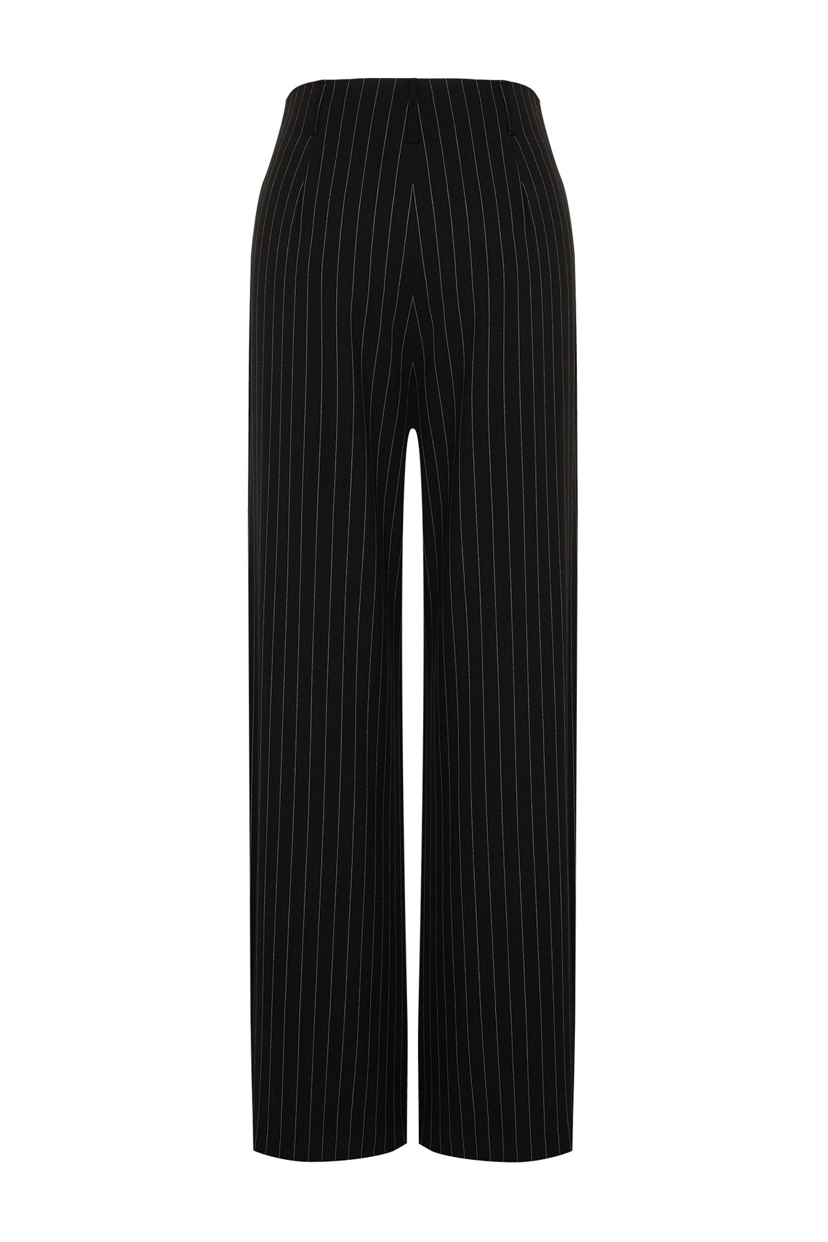 Limited Edition Black Striped Woven Pants Twoss24pl00106