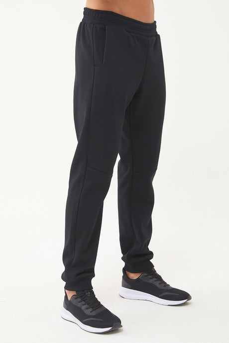 Men's Navy Blue Ribbon Leg 3 Thread Charcoal Winter Pocket Tracksuit Pants 1662 Tb23ml05w1662-1