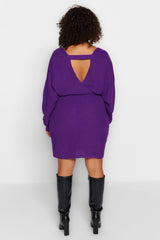 Black Knitwear Dress Tbbaw23ah00010