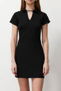 Black Regular Knitted Dress Tedss24el00045