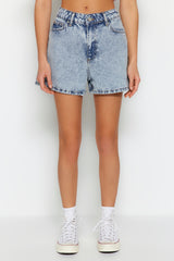 Black Denim Shorts Twoss23sr00199