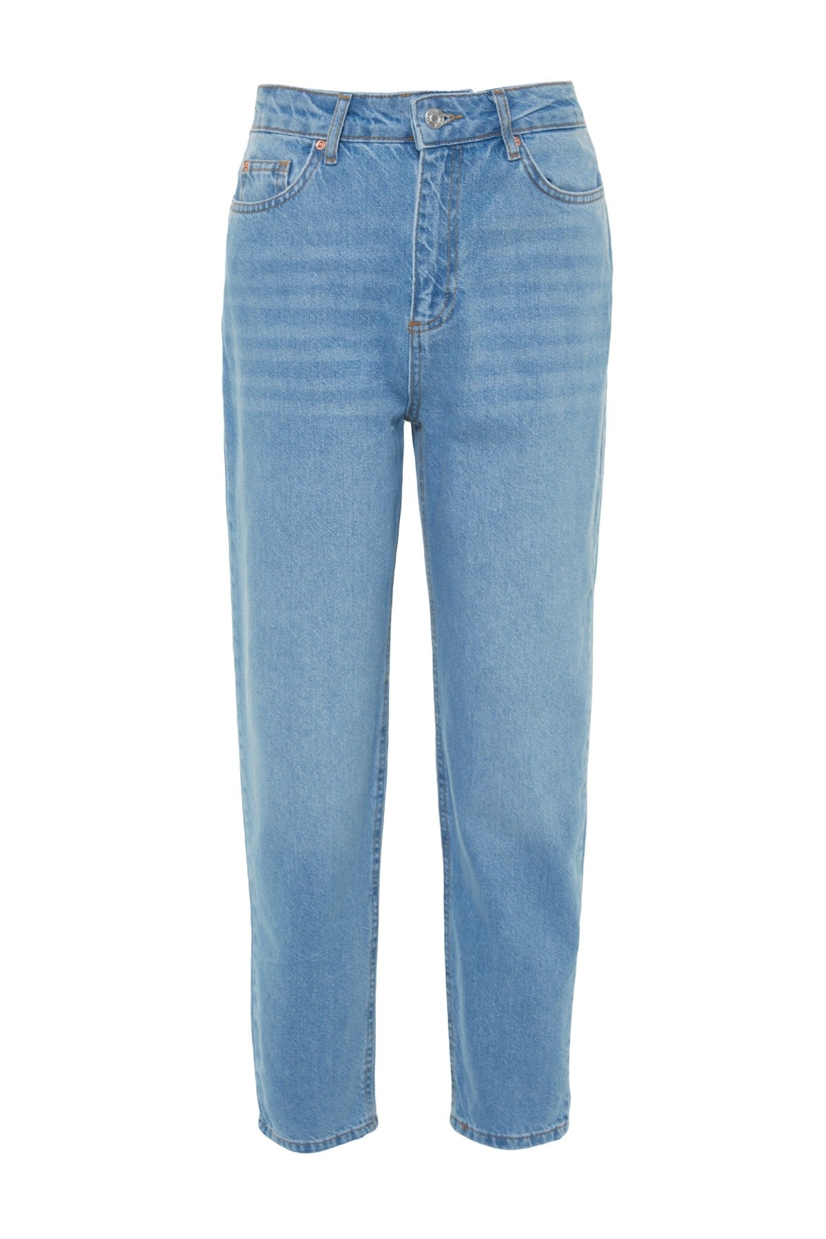 Light Blue High Waist Mom Jeans Twoss23je00067