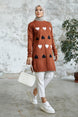 Heart Pattern Knitwear Sweater Mkt100