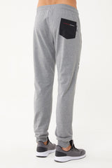 Men's Black-light Gray Plain Knitted Casual And Sports Tracksuit Pants 1585 Tb23ml05w1585-1