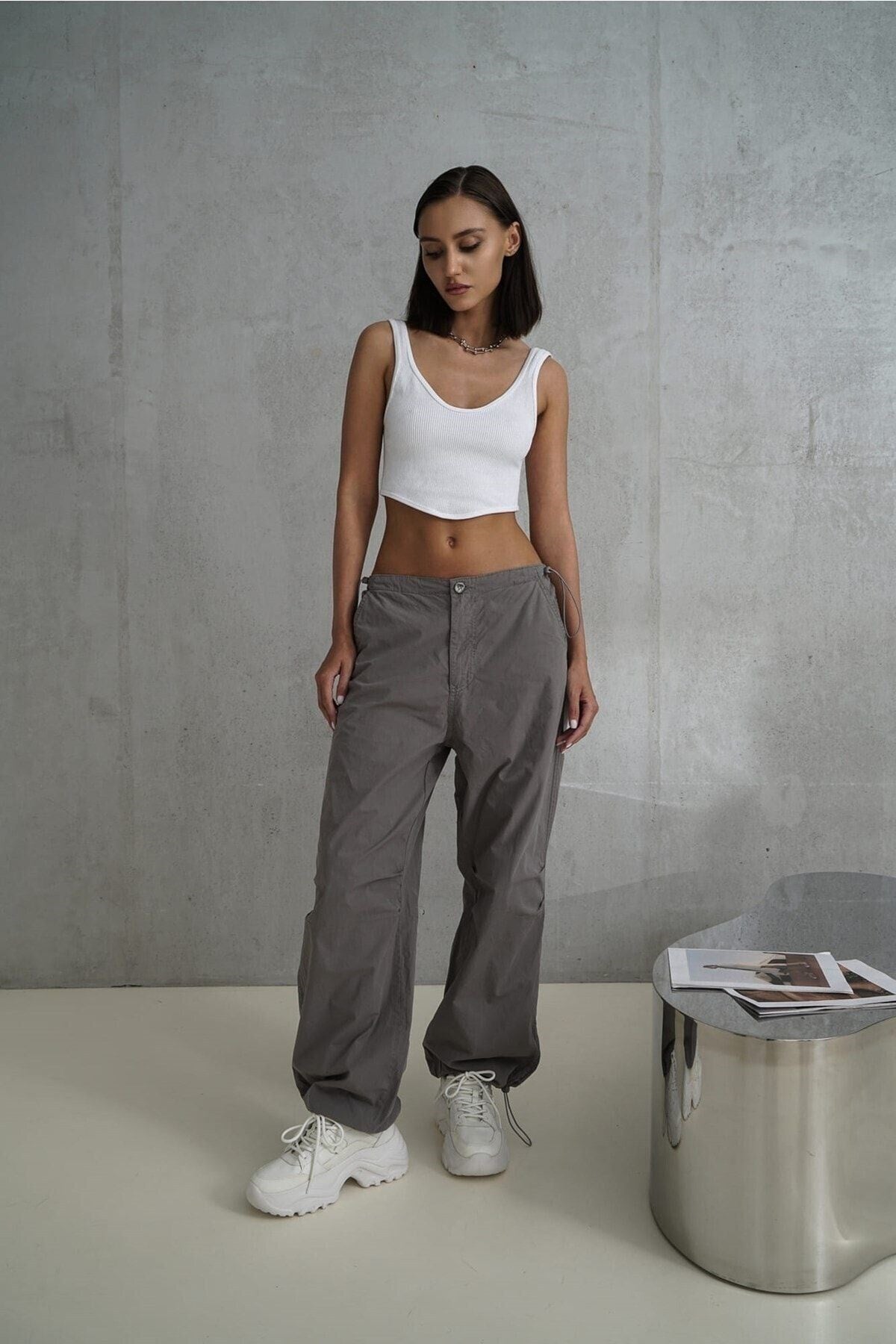 Simone Smoked Cargo Pants 2054