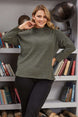 Recycling Yummy Sweater-khaki Sea-sw2110