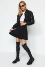 Black Knitted Skirt Twoaw24et00343