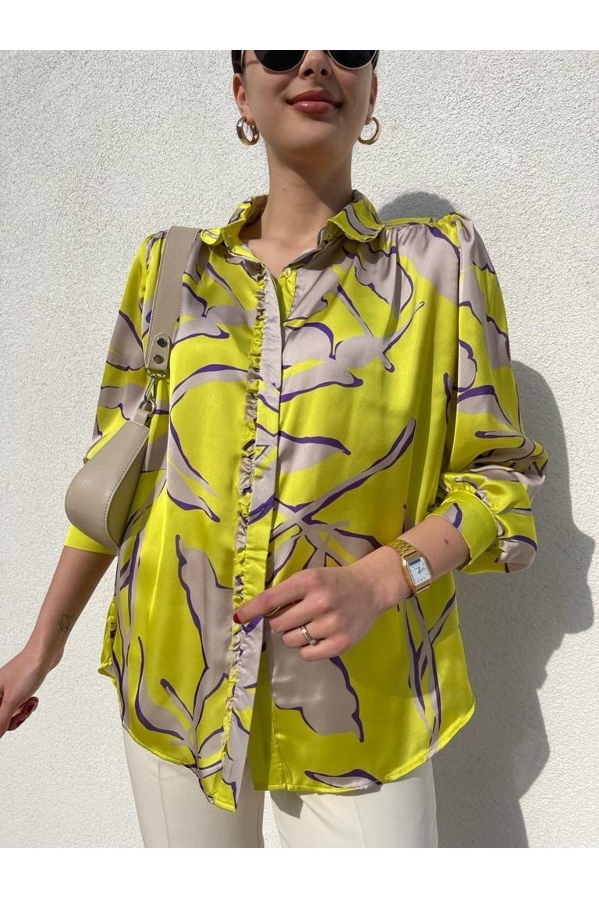 Purple Yellow Shirt 26917