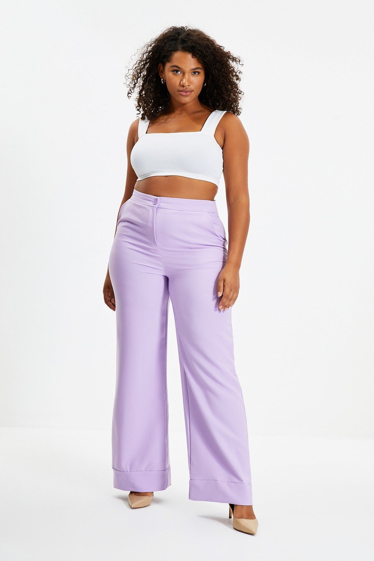 Lilac Wide Leg/wide Leg Woven Pants Twoss19st0179