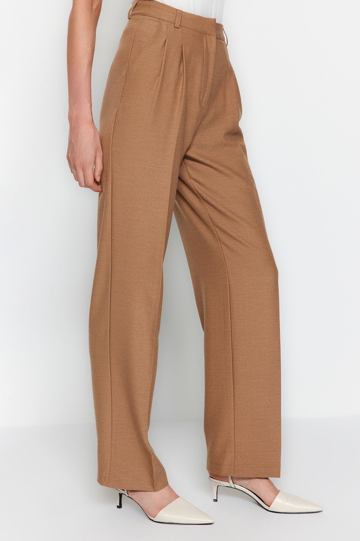 Mink Wide Leg Woven Pants Twoaw23pl00401