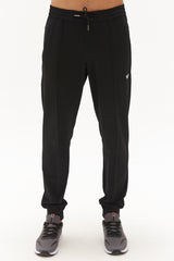 Men's Black Woven Zipper Front Striped Pocket Sports And Casual Tracksuit Hiking Pants 0355 Tb23ml05