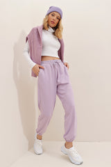 Women's Grimelange Leg Elastic Two-thread Sweatpants Alc-y2933