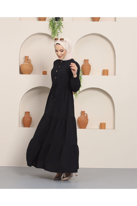 Ayrobin Burkini Dress With Ruffle Buttons Mn001