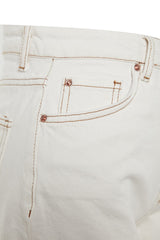 White High Waist Barrel Jeans Twoss23je00295