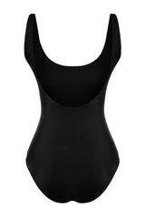 Scissor Back Neckline Regular Swimsuit Tbess24ma00043