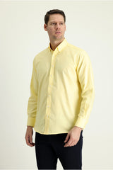 Long Sleeve Regular Fit Oxford Cotton Shirt 469296