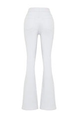 White High Waist Flare Jeans Twoss24je00267