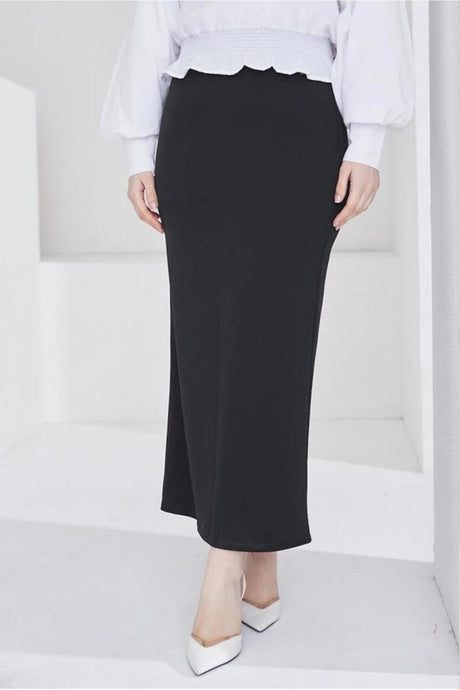 Women's Powder Waist Elastic Pencil Skirt T 802 23yetktr0802