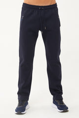 Men's Black Zipper Pocket Casual And Sports Tracksuit Pants 0707 Tb22ml05w0707-1