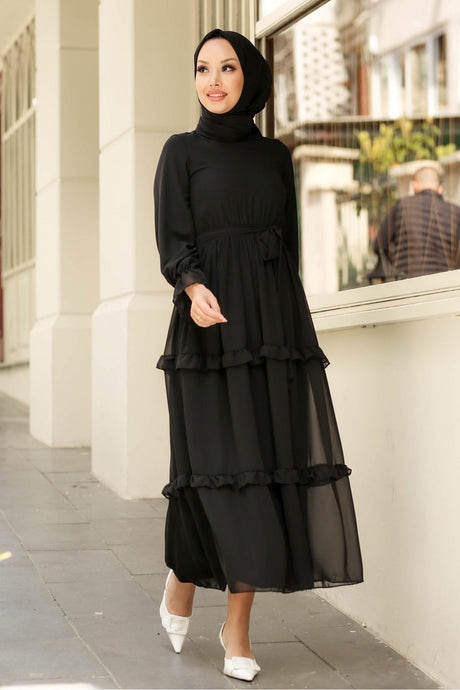 Women Monica Mink Chiffon Dress Gzc1monca60