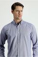 Long Sleeve Regular Fit Oxford Cotton Shirt 469296