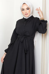 Belted Mahlana Dress Black 2105