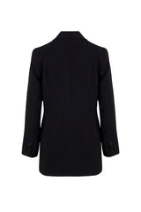 Women's Black One Button Classic Jacket Lg-oz318-ckt