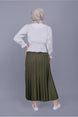 Women's Plum Pleated Skirt 1961 21yetktr1961