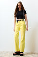 Red High Waist Wide Leg Jeans Twoss24je00228