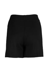 Black Body Fitting Mini Shorts Knit Skirt Twoaw23et00246