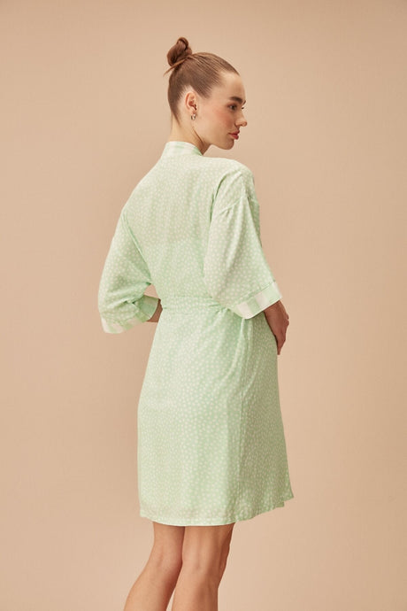 Pointy Pregnant Maternity Bathrobe Sh23535615