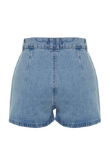 Blue Stone High Waist Denim Shorts Twoss23sr00191